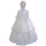 Ropon de bautizo de niña